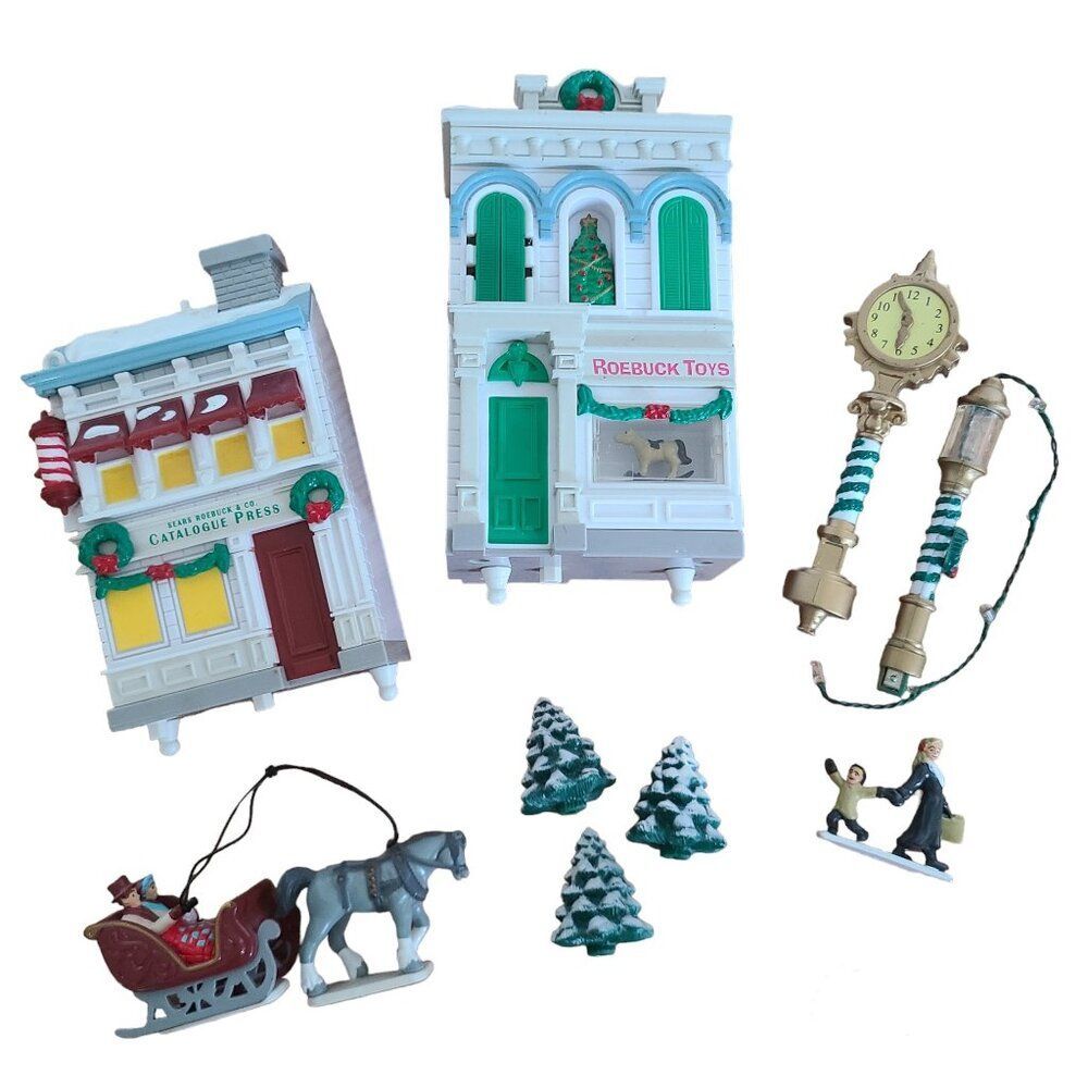 Vintage Rare Trendmasters Sears Magic of Mainstreet Christmas Village Parts HTF